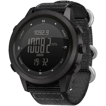 APACHE46 Открит спортен ръчен часовник Термометър водоустойчив цифров часовник N2UB