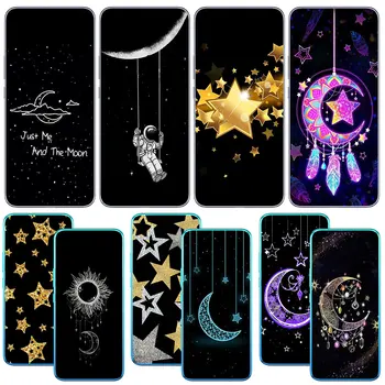 Moon Sun Stars sky Dreamcatcher Калъф за телефон за Motorola Moto E13 E22I E22 G52 G42 G32 G23 G22 Edge 30 Ultra neo FUSION калъф