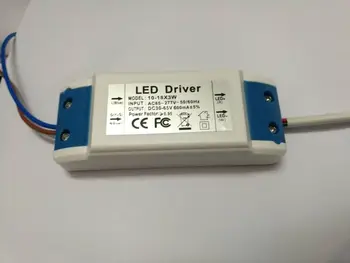 10-18x3W LED драйвер захранване 36w 40w 50w 54w 600mA 85-277v за 12pcs-18pcs 3W висока мощност LED чип