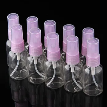 5pcs /lot 30ML Преносим цветен прозрачен парфюм пулверизатор Хидратиращ спрей бутилка грим инструменти Случаен цвят -30