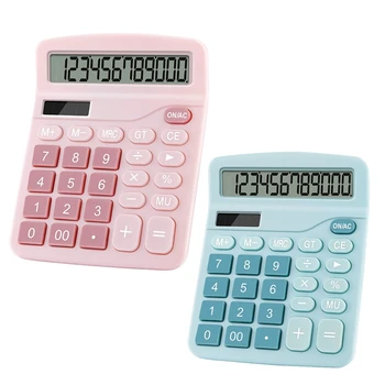 12 цифри Електронен калкулатор Слънчев калкулатор Калкулатор с двойна мощност Офис финансов основен калкулатор за бюро