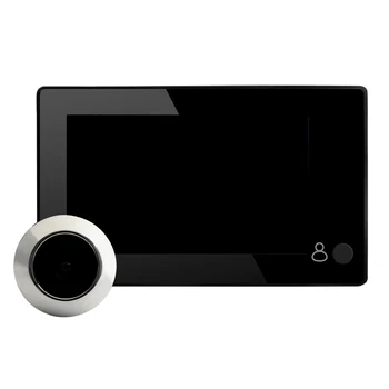  4.3inch HD врата Peephole 145 градуса широкоъгълен цифров интелигентен звънец TFT цвят врата око дома сигурност камера монитор