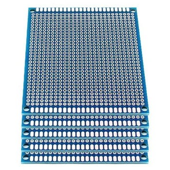 5Pcs / Lot 7X9cm двустранен прототип PCB съвет Универсална печатна платка за Arduino експериментална PCB медна плоча