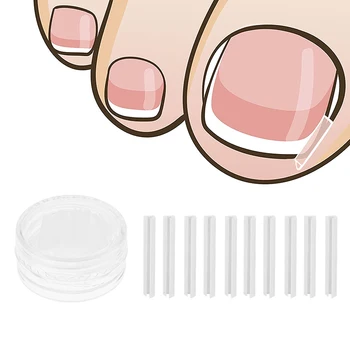 50Pcs нокът изправяне клип врастнали нокът корекция инструмент нокти лечение еластични кръпка стикер крак грижа педикюр