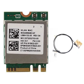 Безжична мрежова карта RTL8822BE 802.11AC 2.4G/5GHz WiFi Bluetooth 4.1 NGFF безжичен адаптер M.2 WIFI CARD