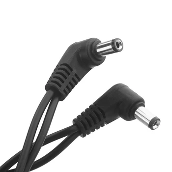 3X Vitoos 6 начина електрод Daisy верига сноп кабел медна жица за китарни ефекти захранване адаптер сплитер черен